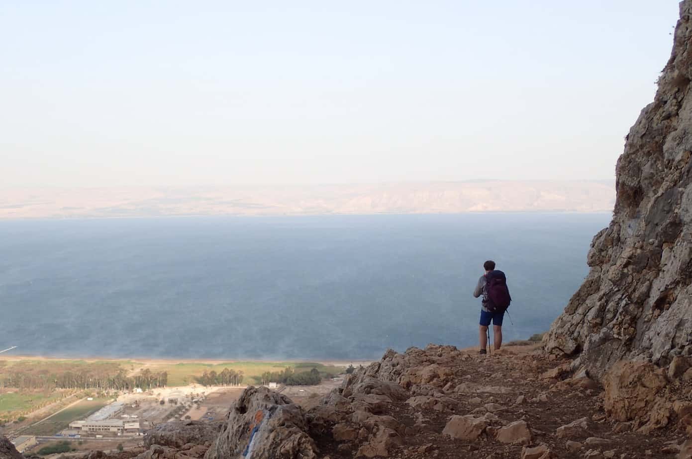 Me overlooking the Sea of Galilee