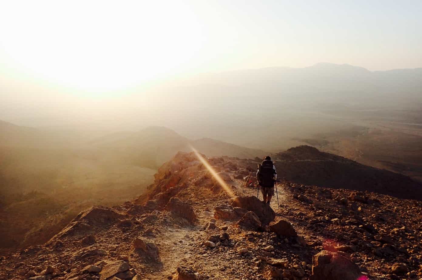 Ramon Crater sunrise