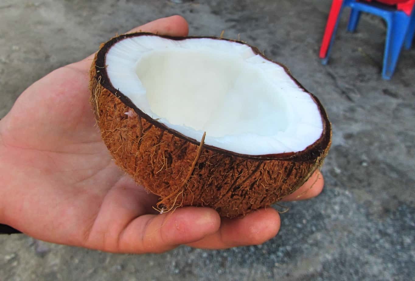 Coconut from the market
