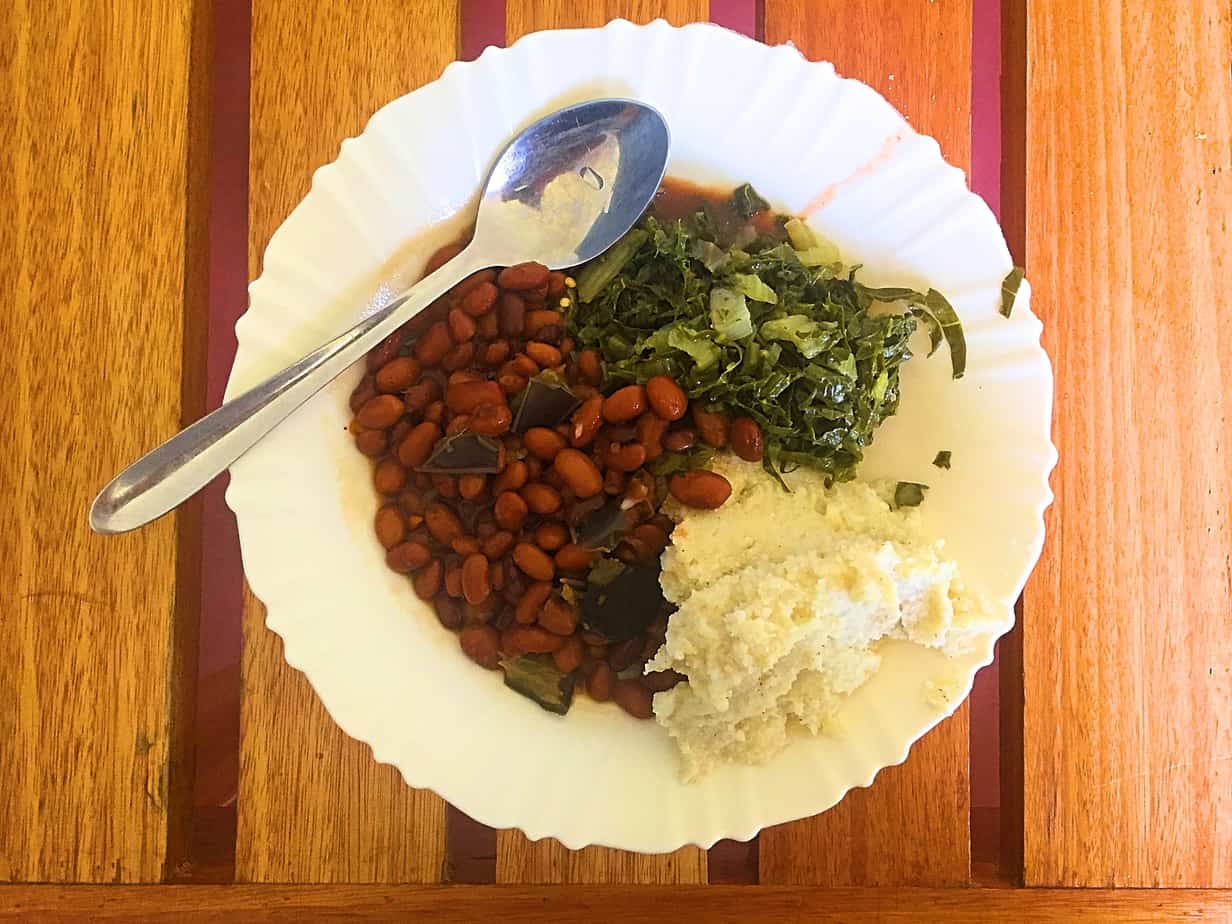 Typical Tanzanian food