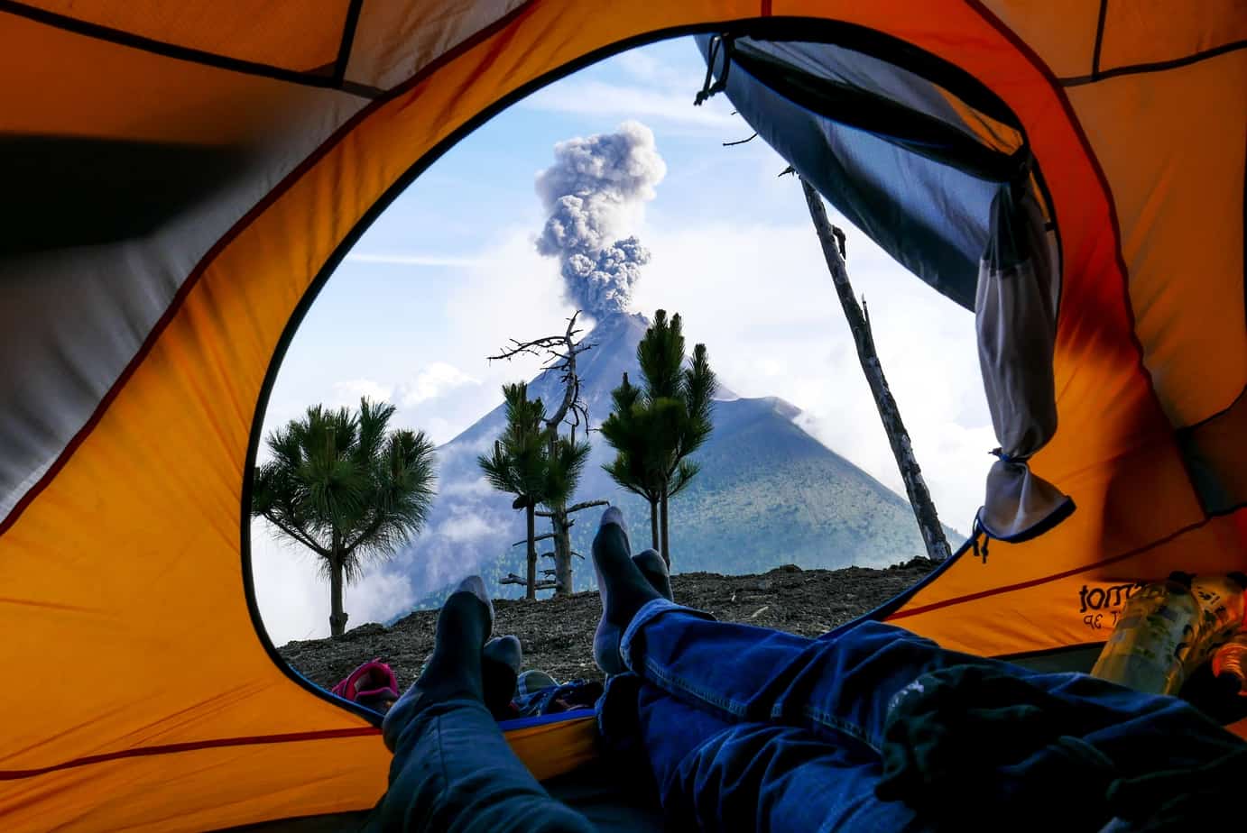 Hiking Acatenango volcano Gilmer Soy Tours