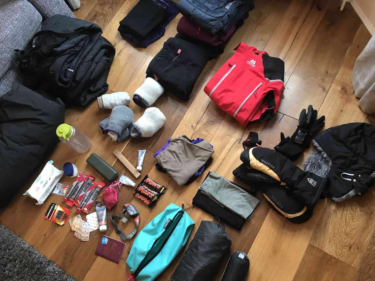 Arctic expedition packing list
