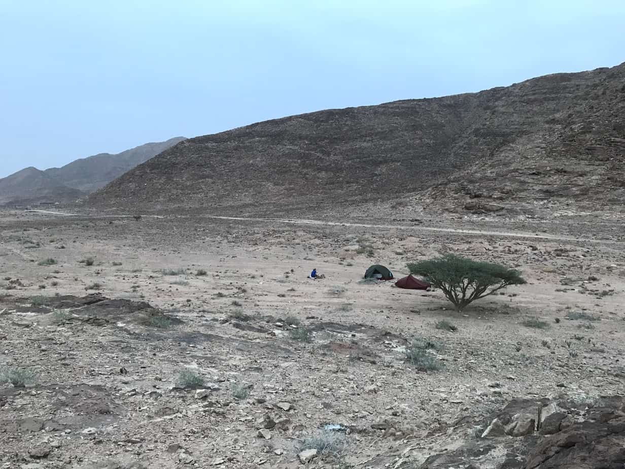 Camping on the Jordan Trail