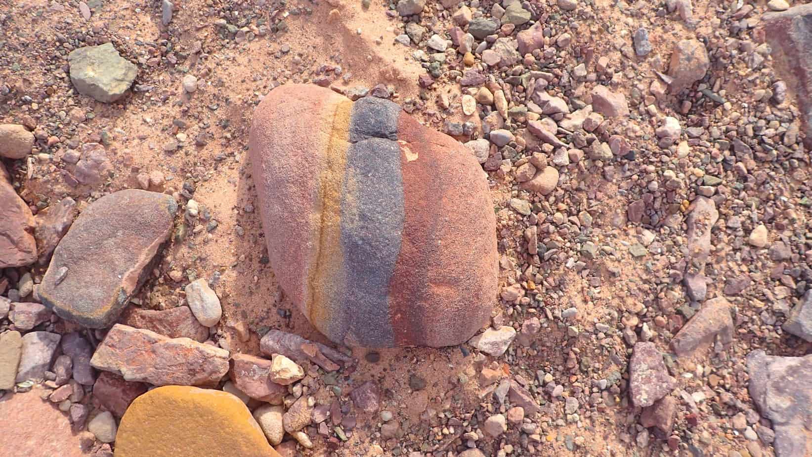 Rock colours in Jordan