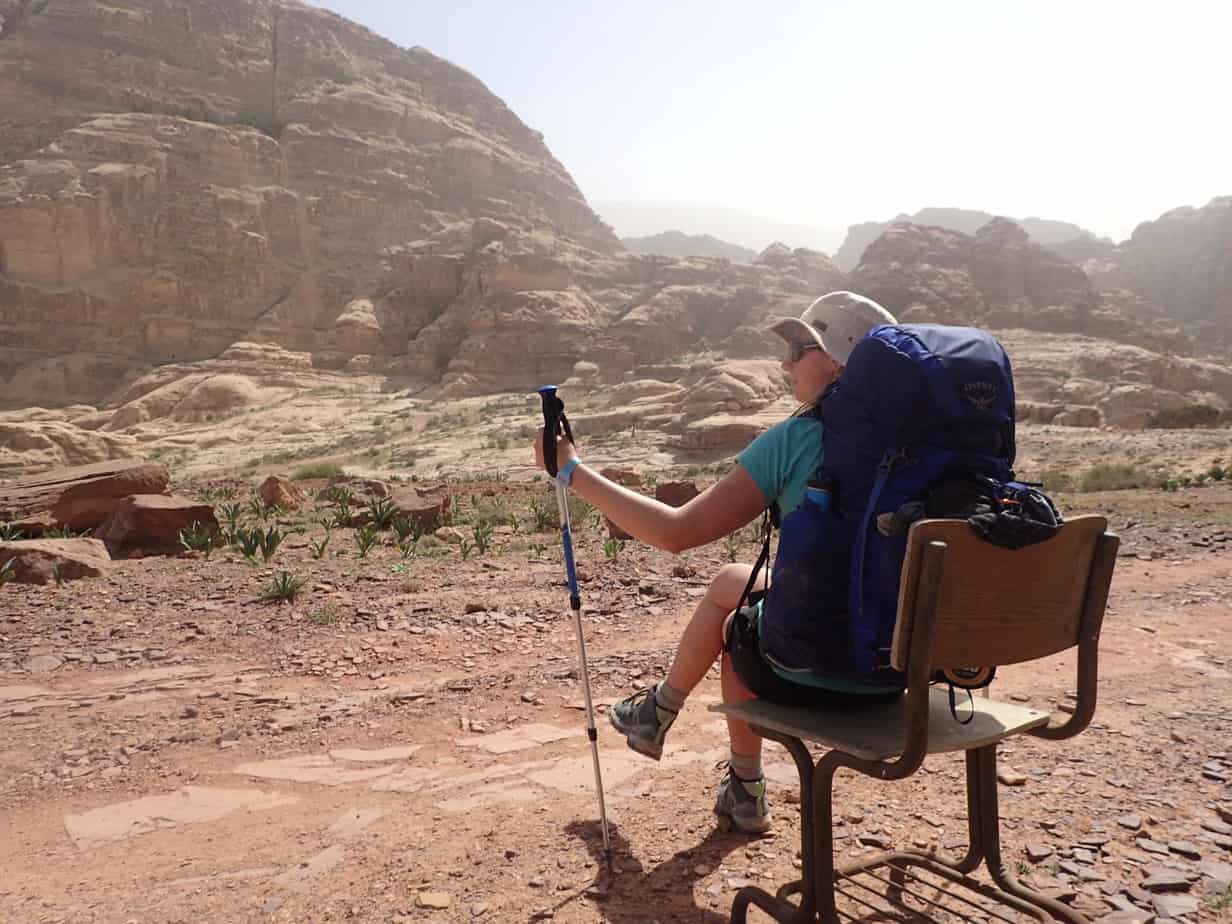Hiking to Petra, Jordan