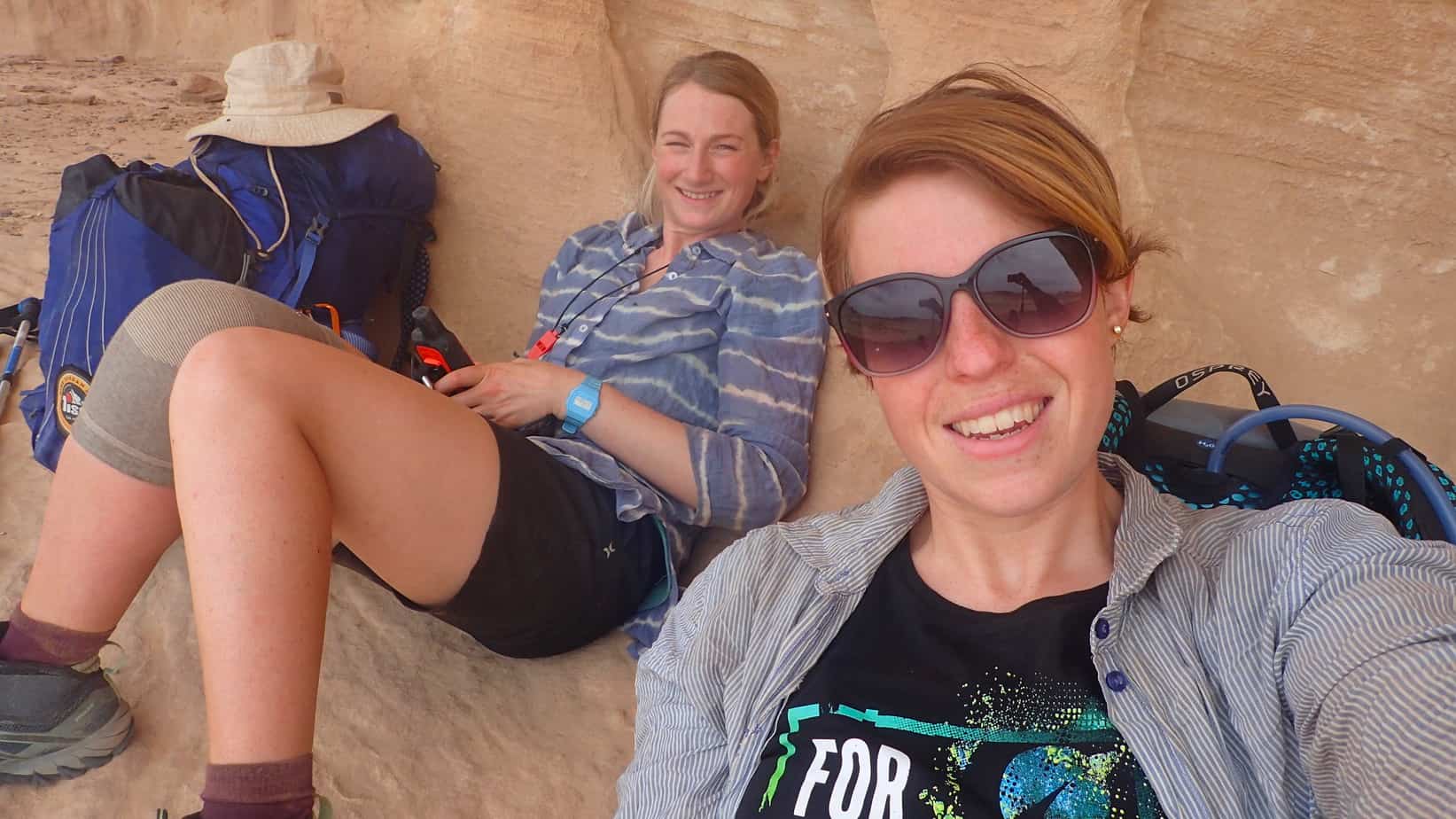 Hiking in Wadi Rum