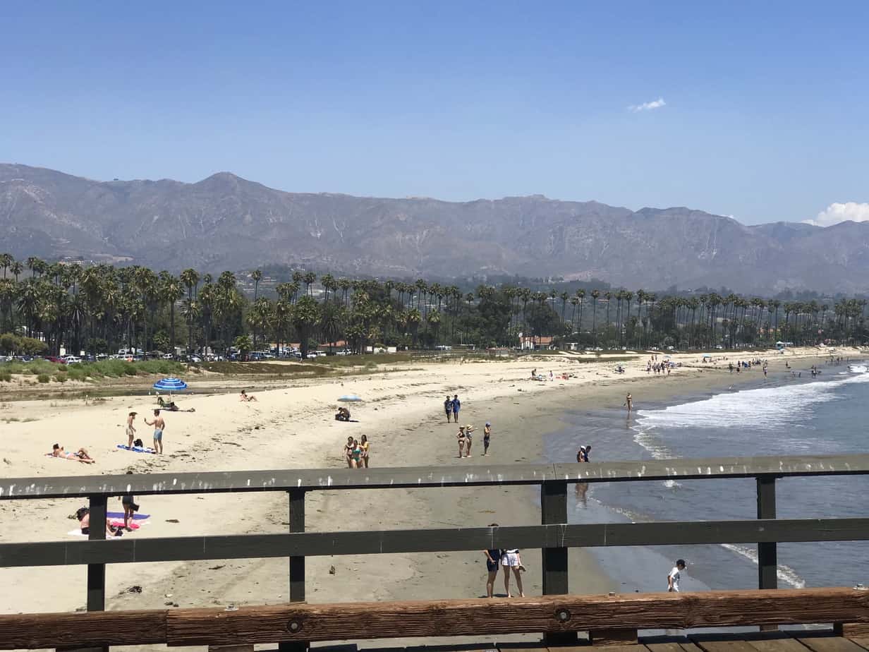 Beach in California