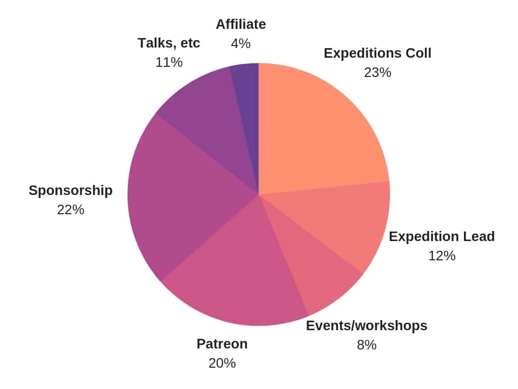 How much does a professional adventurer earn?