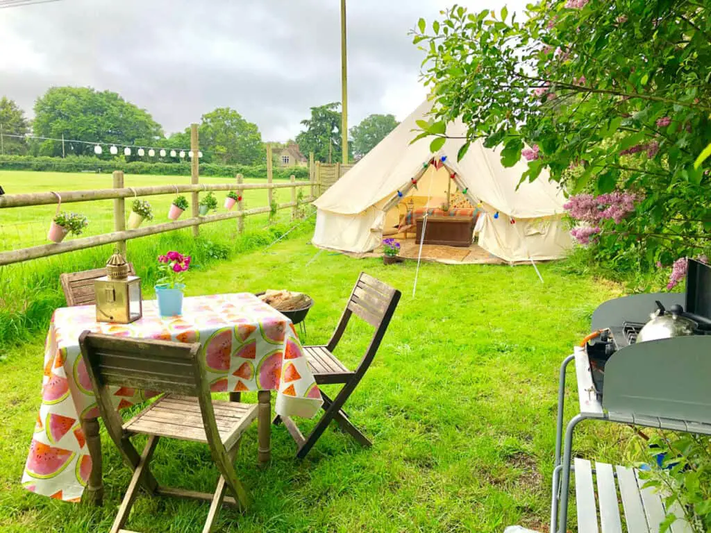 Bell tent new forest