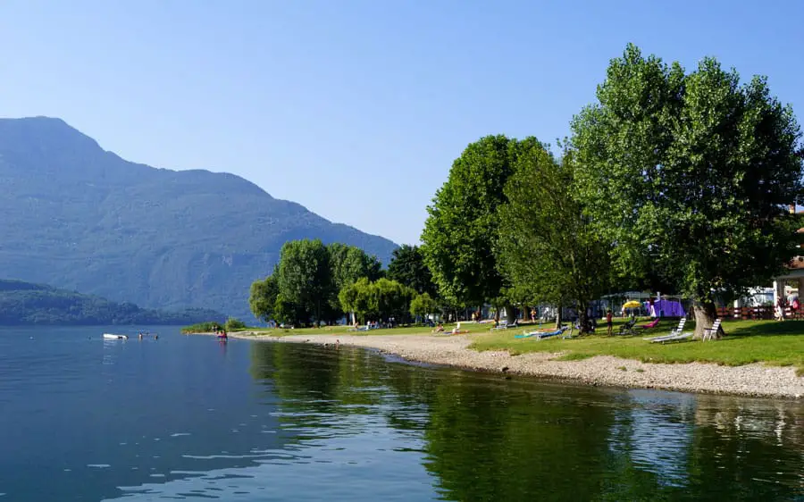 Camping near Lake Como Italy